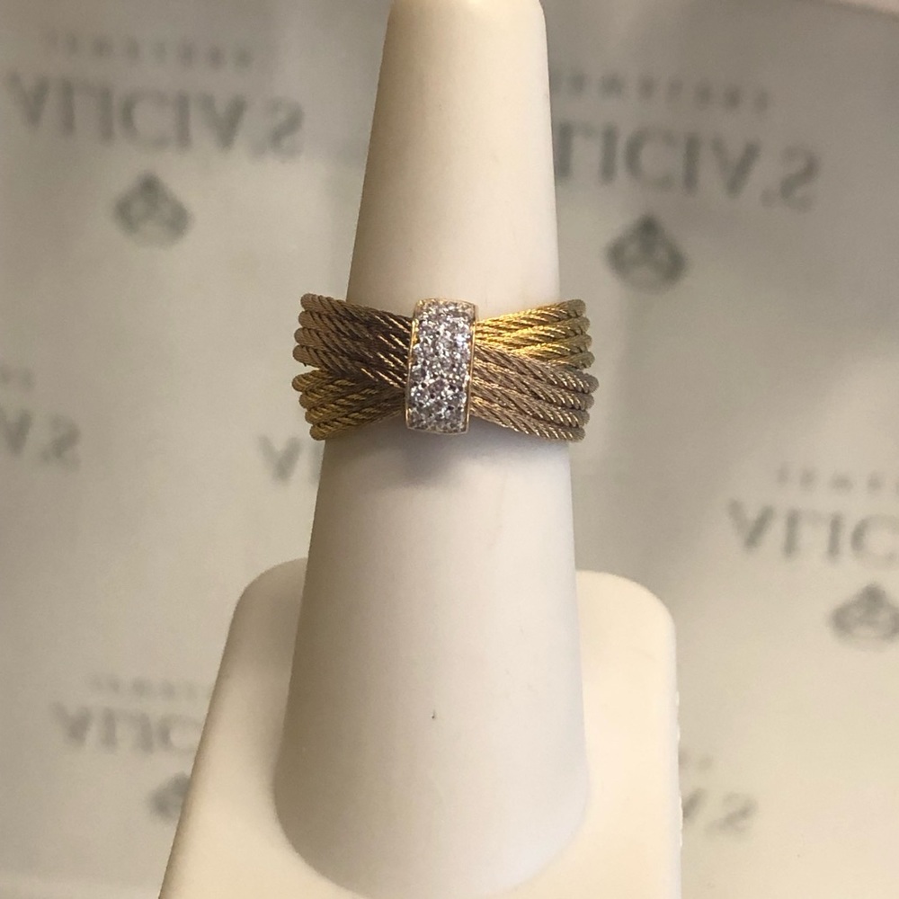 Alor Ring with Diamonds - Picture 3 of 9